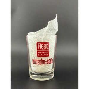 Vintage Fleet Buffered Laxative Phospho-Soda 3 Oz. Measuring Glass